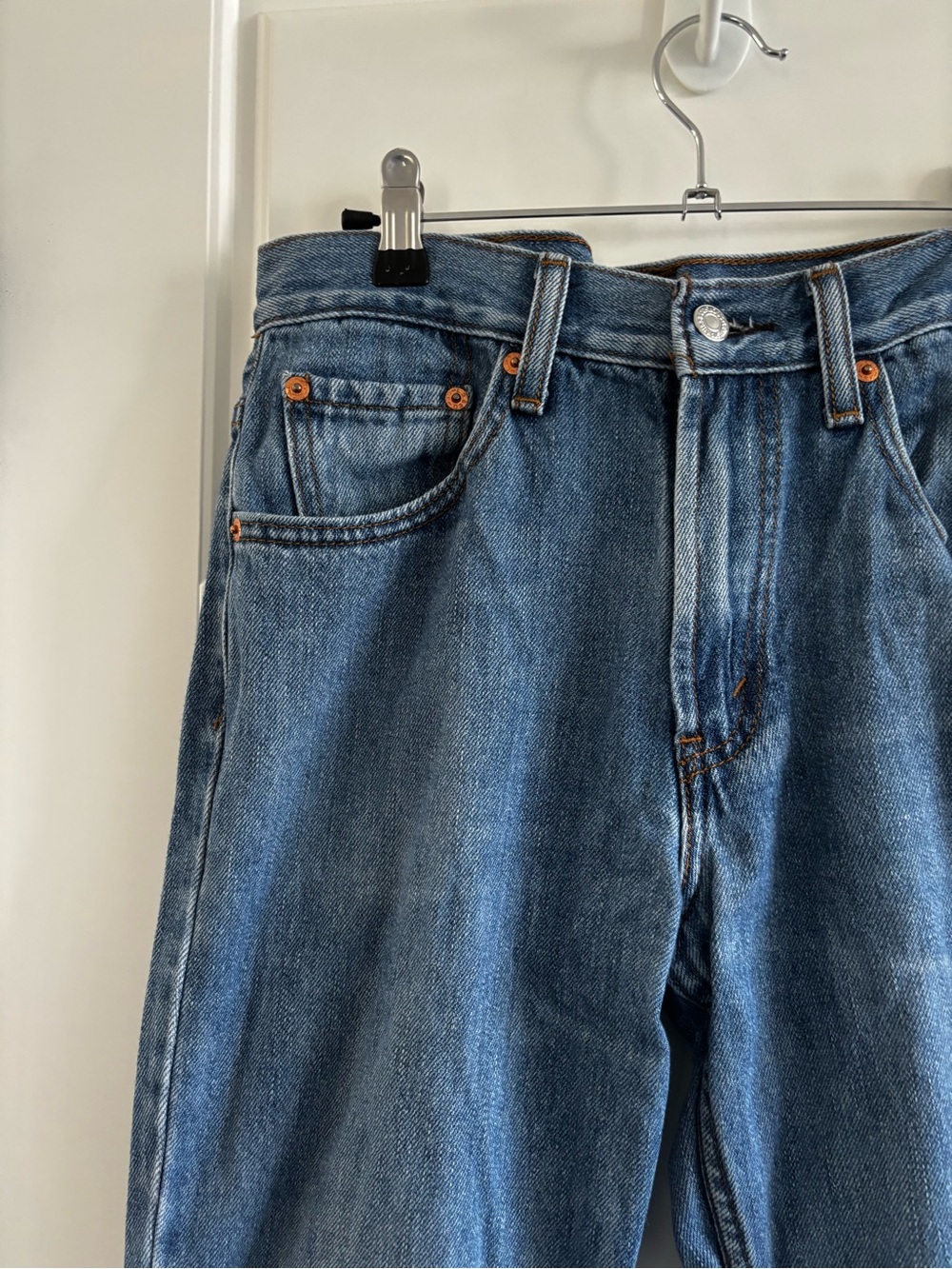 Vintage Levi’s 516 High-Rise Straight Leg Jeans – 100% Cotton 27 28 - Picture 3 of 6